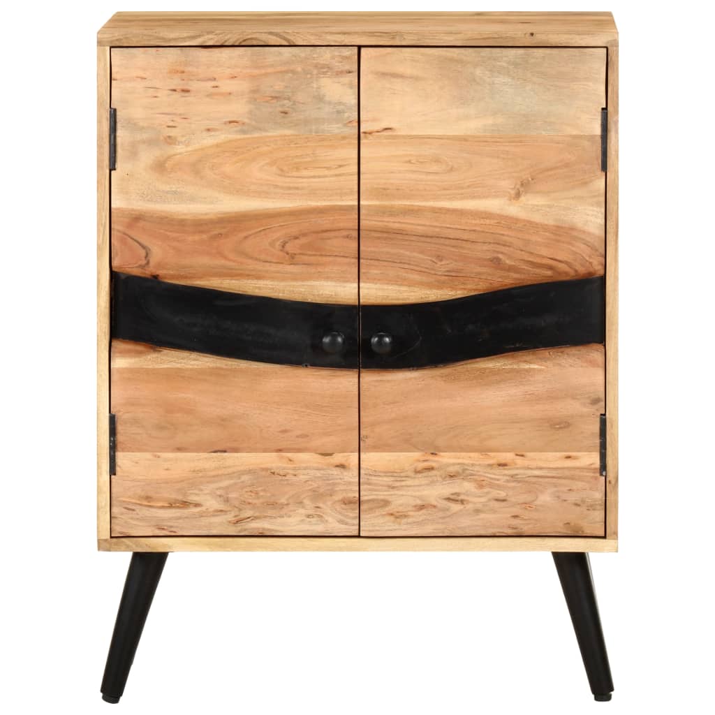Credenza 57x34x75 cm in Legno Massello di Acacia - homemem39