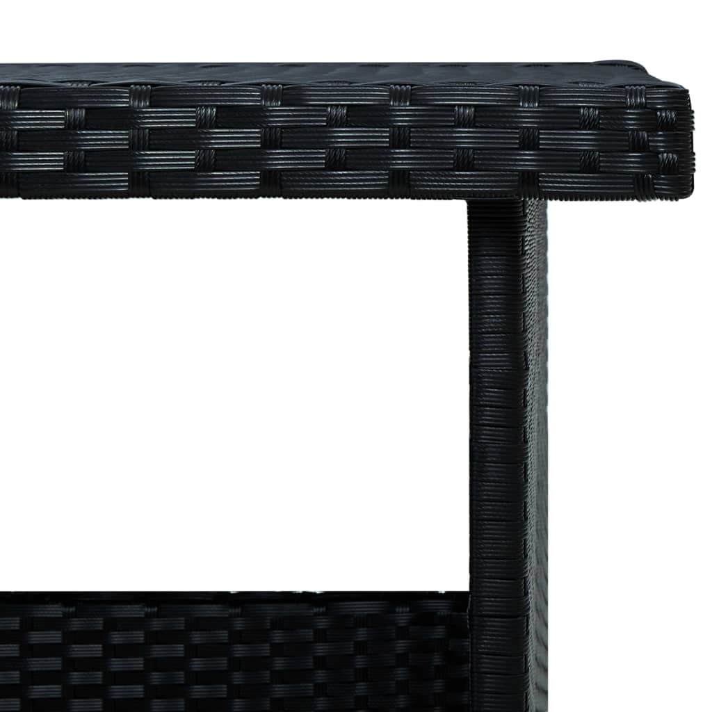 Set Divani da Giardino 6 pz con Cuscini in Polyrattan Nero - homemem39