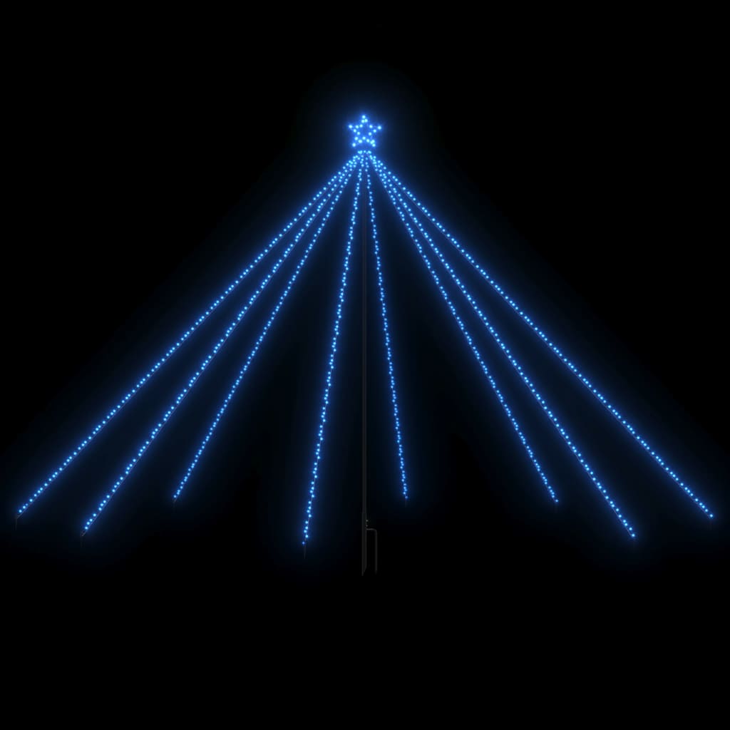 Luci per Albero Natale Interni Esterni 576 LED Blu 3,6 m - homemem39