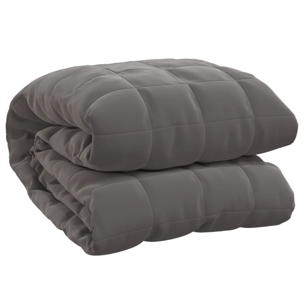Coperta Ponderata Grigia 200x230 cm 13 kg Tessuto - homemem39