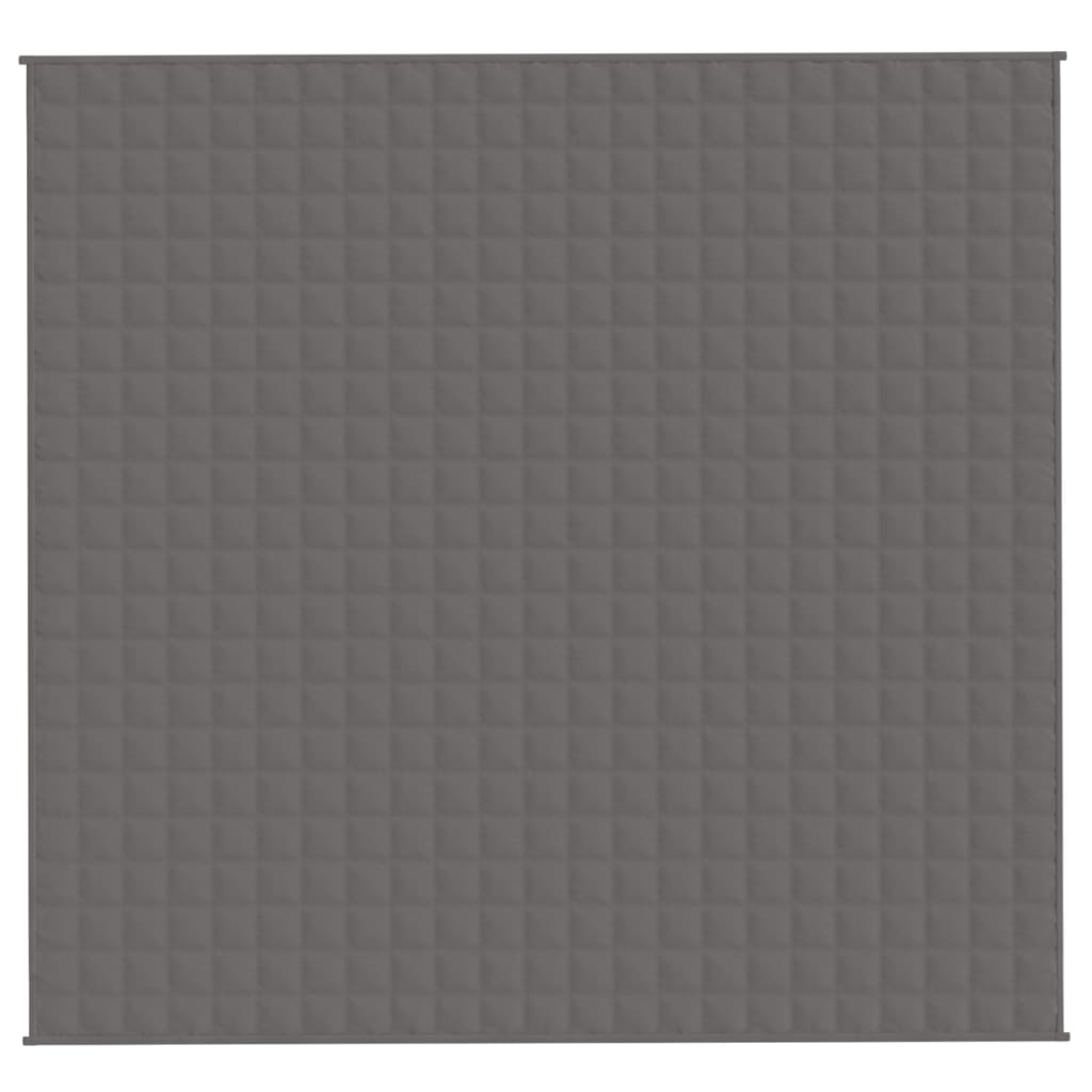 Coperta Ponderata Grigia 220x240 cm 15 kg Tessuto - homemem39