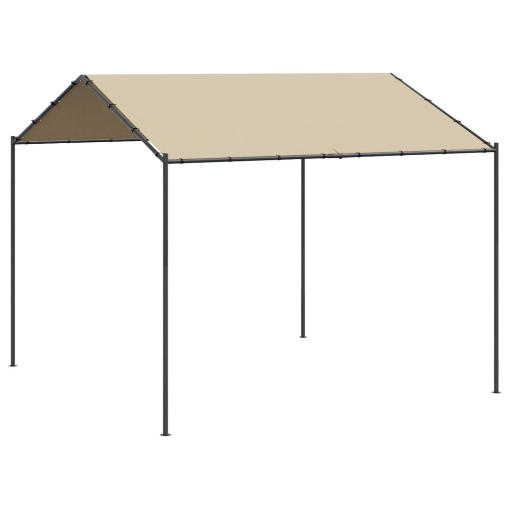 Tenda a Baldacchino Beige 4x3 m in Acciaio e Tessuto - homemem39