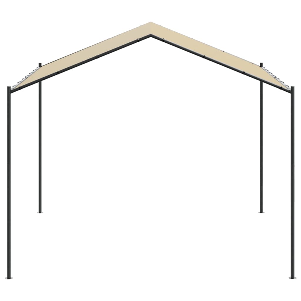 Tenda a Baldacchino Beige 4x3 m in Acciaio e Tessuto - homemem39