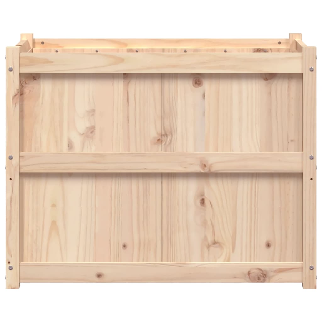 Fioriera da Giardino 90x50x70 cm in Legno Massello di Pino - homemem39