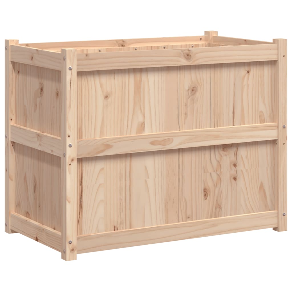 Fioriera da Giardino 90x50x70 cm in Legno Massello di Pino - homemem39