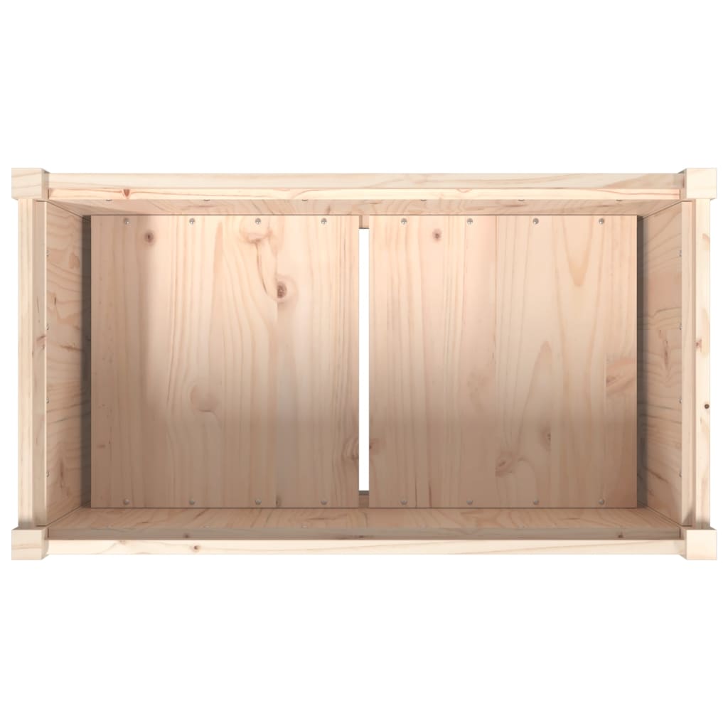 Fioriera da Giardino 90x50x70 cm in Legno Massello di Pino - homemem39