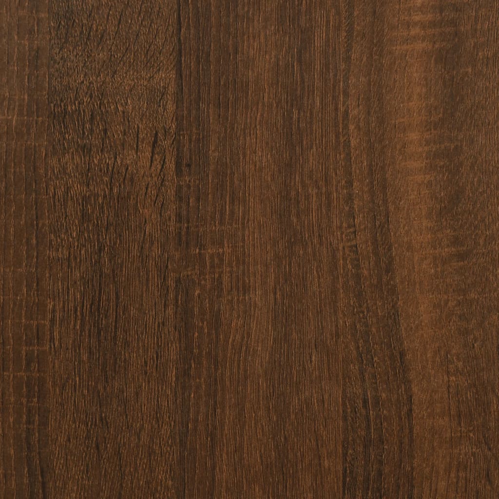 Appendiabiti con Porta Scarpe Rovere Marrone 72x34x184 cm - homemem39
