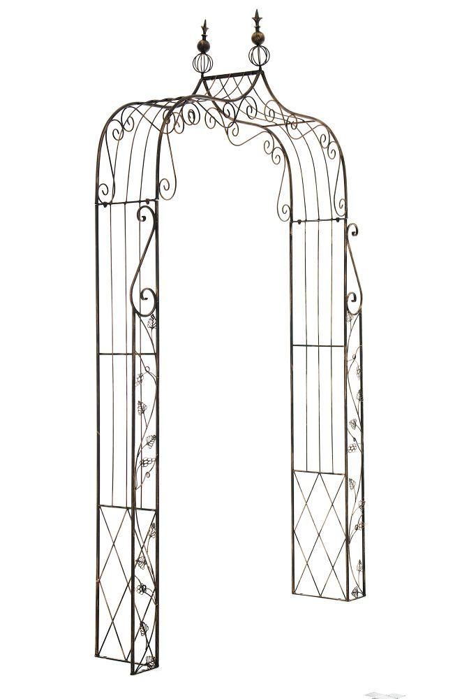 Arco da giardino in ferro verniciato Rosenbogen Aurora - homemem39