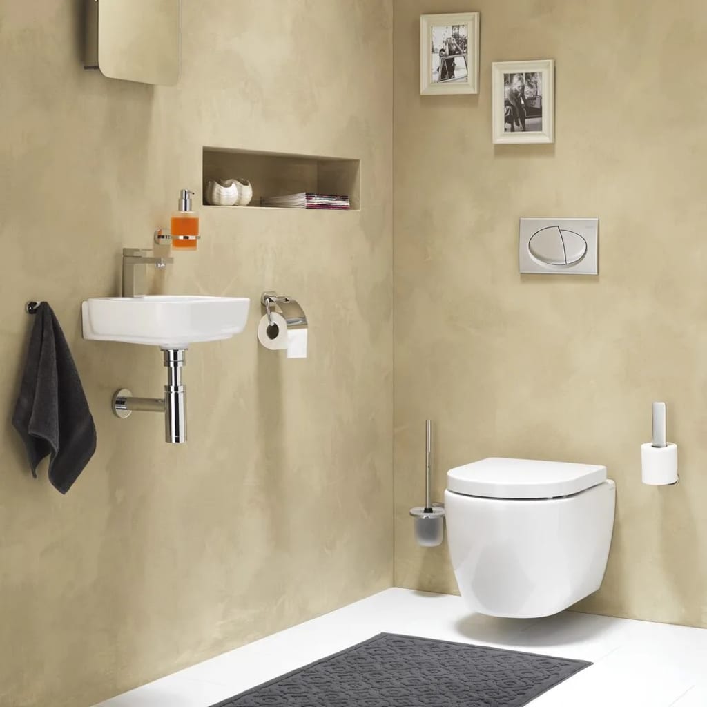 Sedile WC a Chiusura Morbida Memphis Duroplast Bianco 252930646