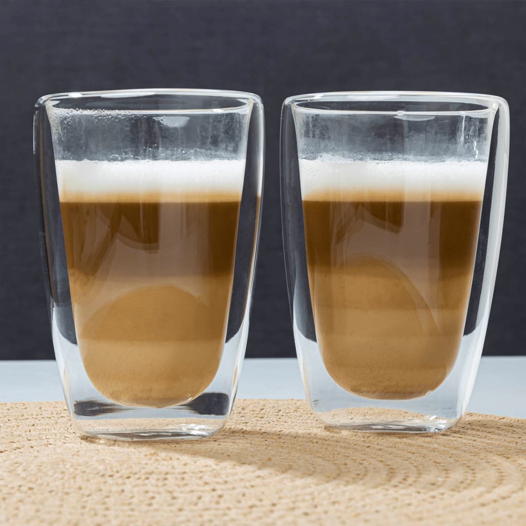 Set Bicchieri Latte Macchiato 2 pz 400 ml Trasparente