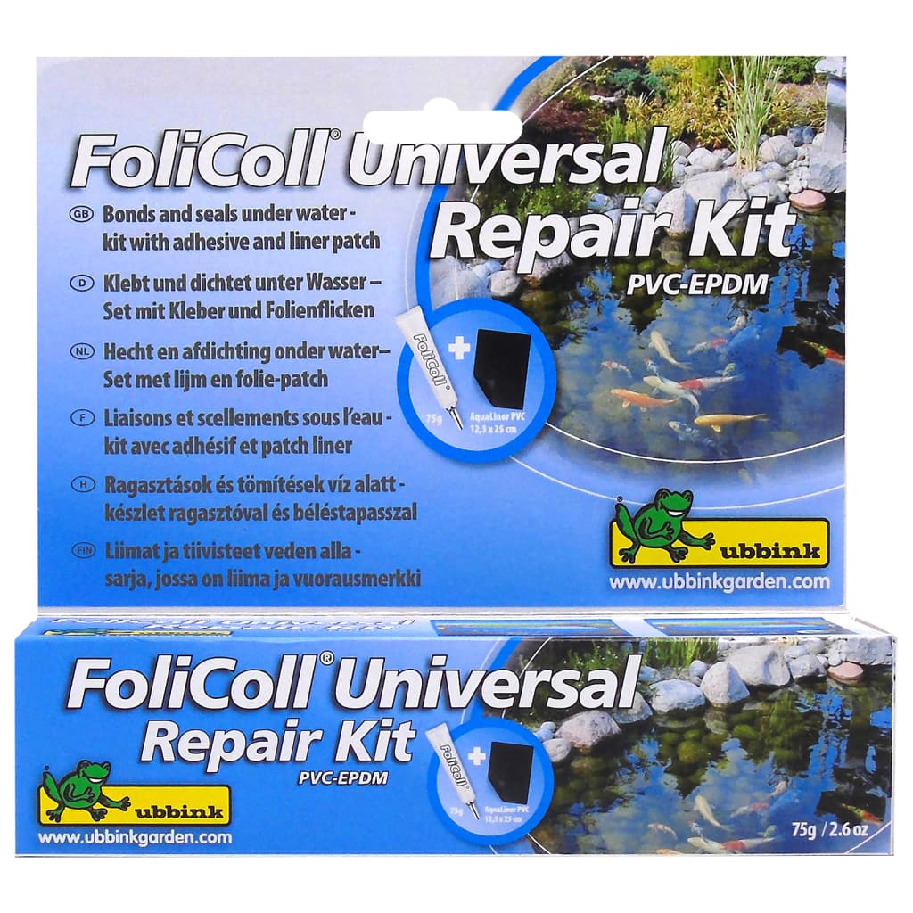 Kit Riparazione per Stagno FoliColl 75g per AquaLiner PVC/EPDM - homemem39