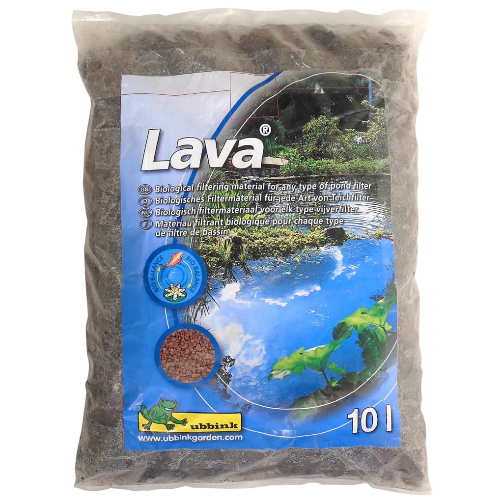 Materiale Filtrante Laghetto Lava Pietra Vulcanica 16-32mm 10L