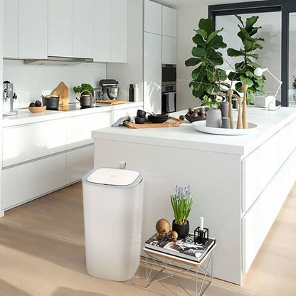 Pattumiera con Sensore Smart Morandi 30 L Bianca