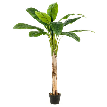 Albero di Banane Artificiale in Vaso 120 cm - homemem39