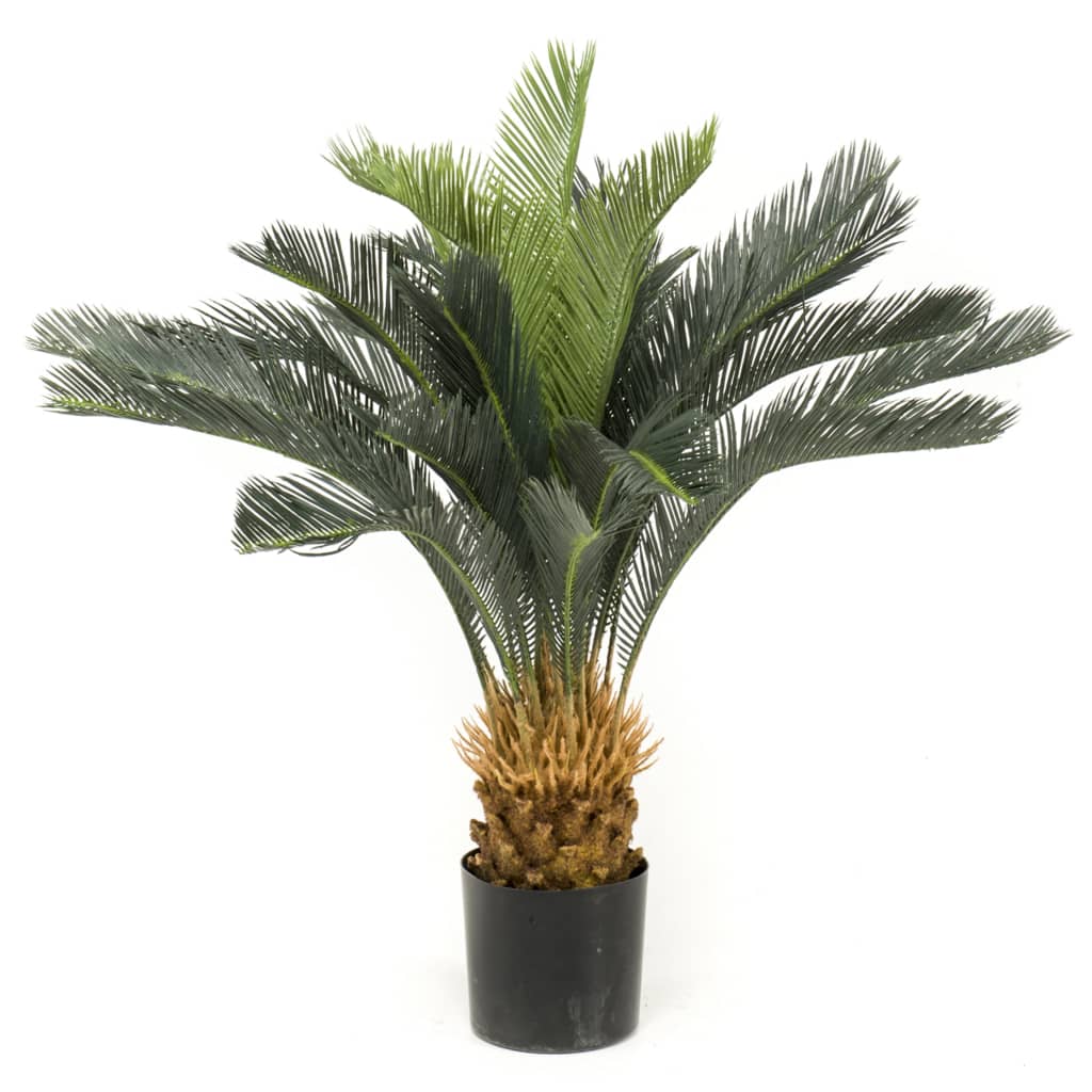 Albero di Cycas Revoluta Artificiale con Vaso 80 cm