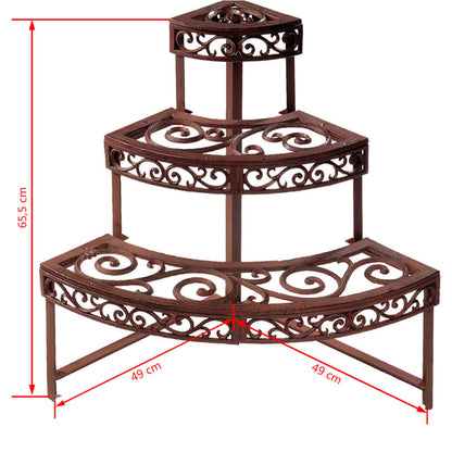 Esschert Design Mensola Quarto di Cerchio BPH32 - homemem39