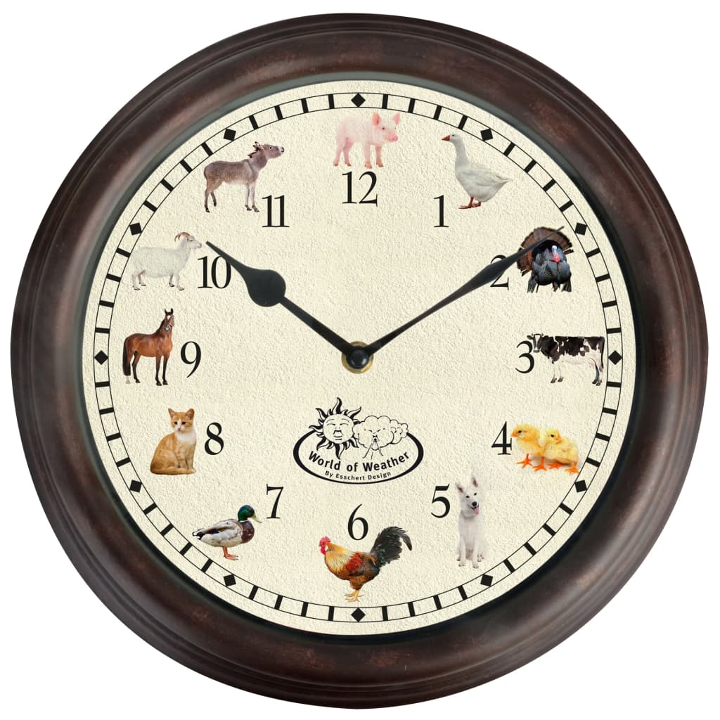 Orologio a Tema Animali da Fattoria e Suoni - homemem39