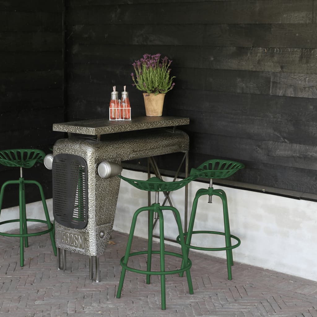 Sedia da Bar con Sedile Trattore Verde