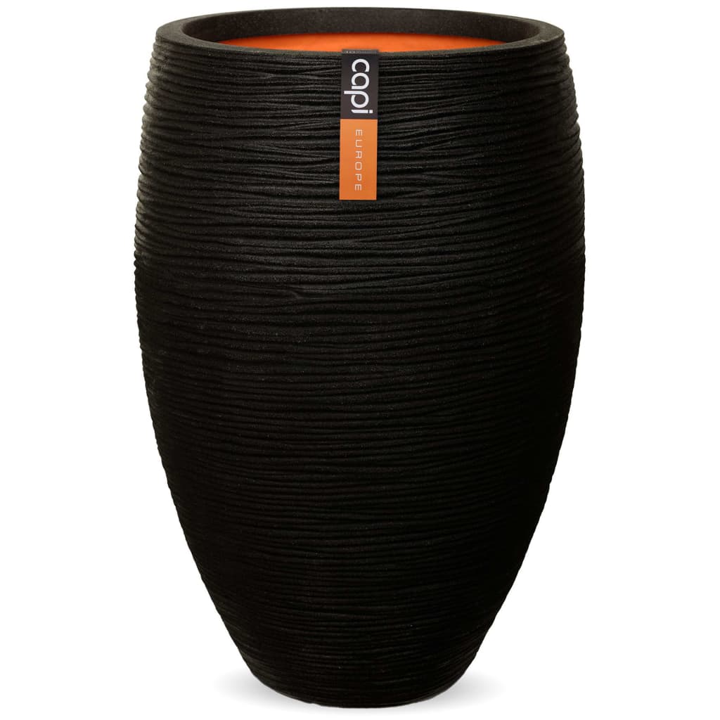 Vaso Nature Rib Deluxe Elegante 40x60 cm Nero KBLR1131 - homemem39