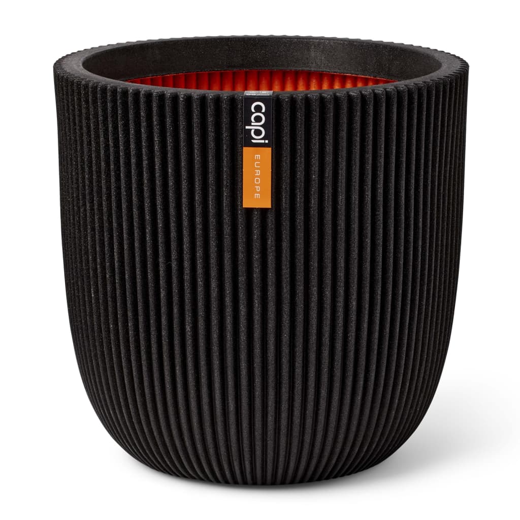 Vaso Groove 43x41 cm Nero - homemem39