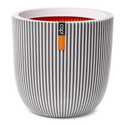 Vaso Groove 35x34 cm Avorio - homemem39