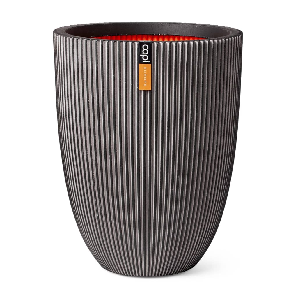 Vaso Elegante Groove 46x58 cm Antracite - homemem39