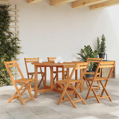 Tavolo da Giardino 130x90x72 cm in Legno Massello di Acacia - homemem39