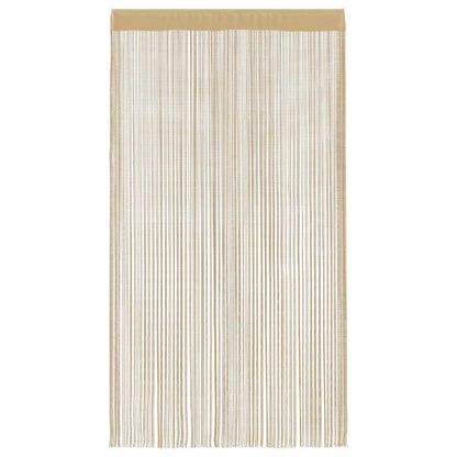 2 Pz Tende a Fili 140x250 cm Beige - homemem39