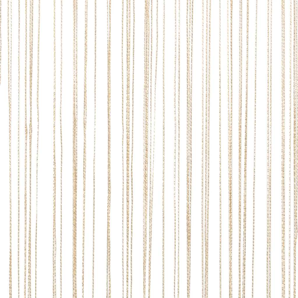 2 Pz Tende a Fili 140x250 cm Beige - homemem39