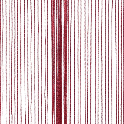 2 Pz Tende a Fili 100x250 cm Rosso Borgogna