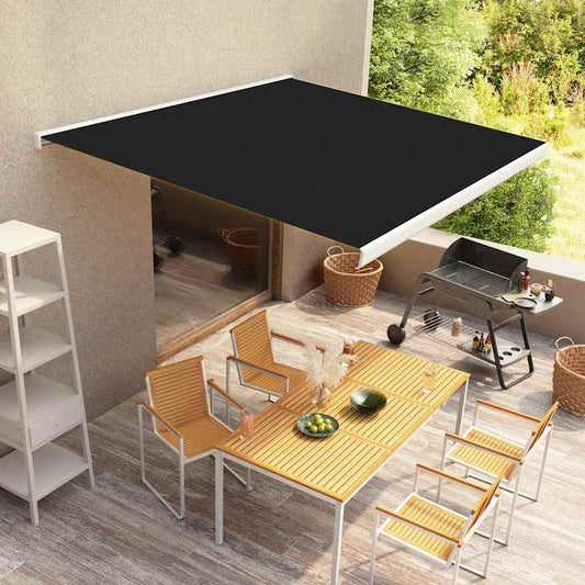 Tenda a Cassonetto Motorizzata 350 cm Antracite