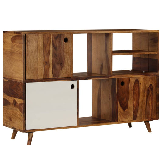 Credenza in Legno Massello di Sheesham 118x35x70 cm