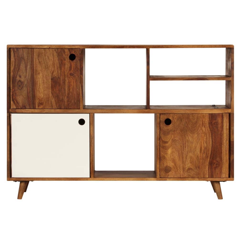 Credenza in Legno Massello di Sheesham 118x35x70 cm