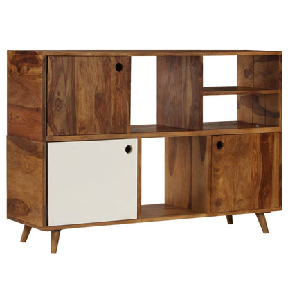 Credenza in Legno Massello di Sheesham 118x35x70 cm