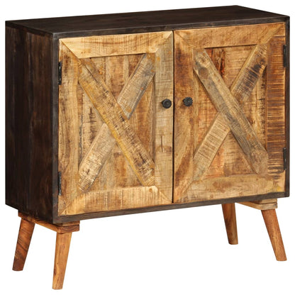 Credenza in Legno Massello di Mango 85x30x75 cm