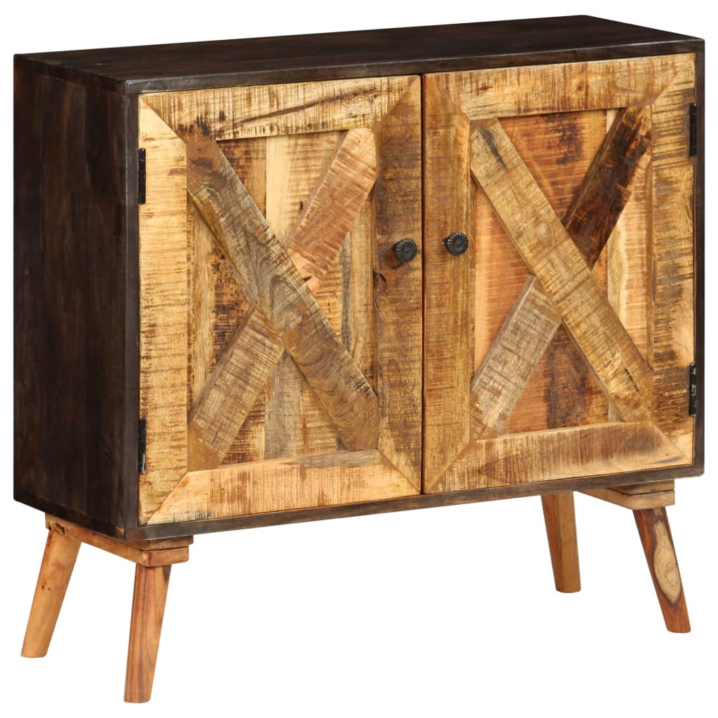 Credenza in Legno Massello di Mango 85x30x75 cm