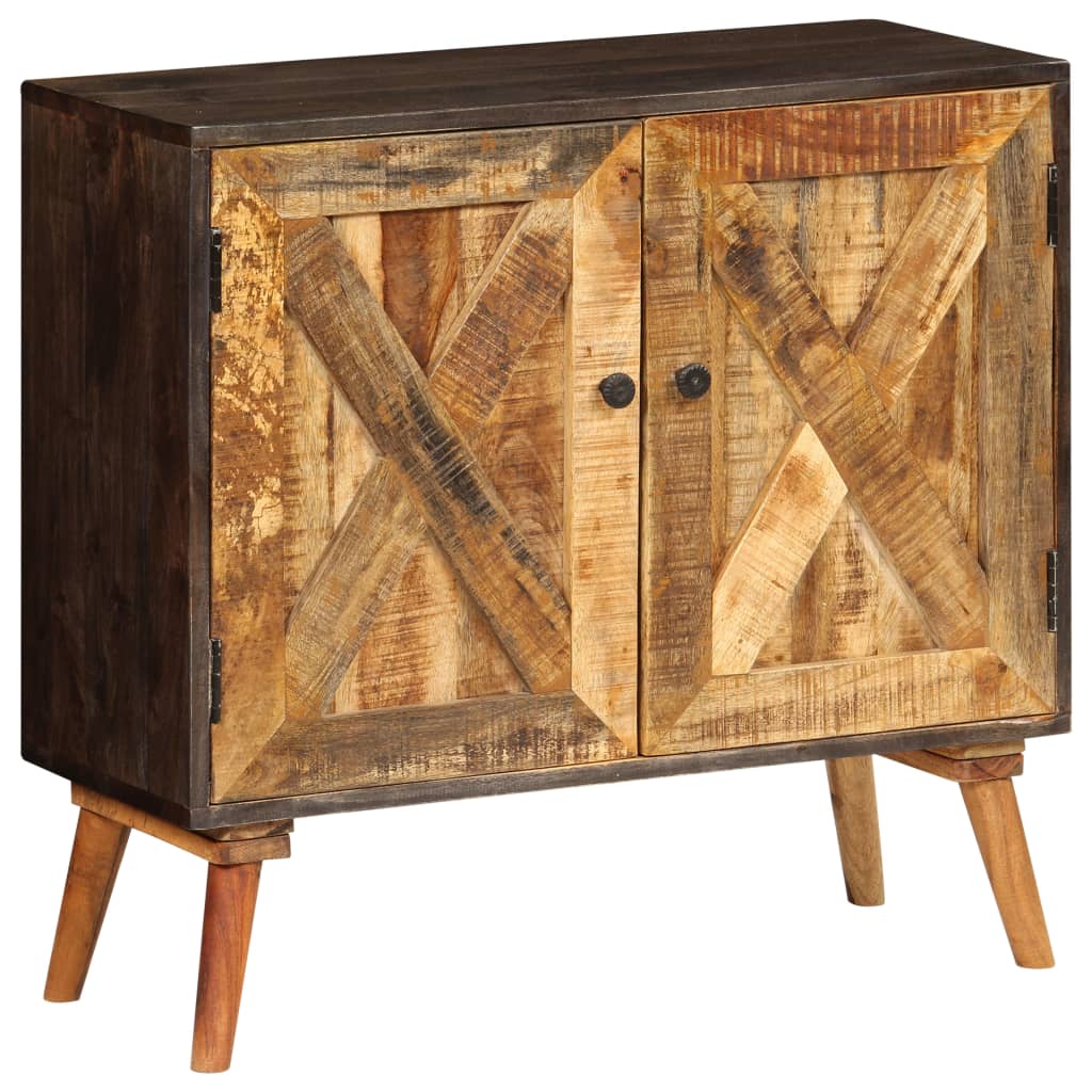 Credenza in Legno Massello di Mango 85x30x75 cm