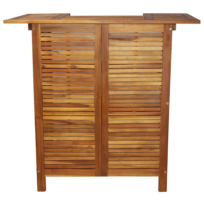 Tavolo da Bar 110x50x105 cm in Legno Massello di Acacia - homemem39