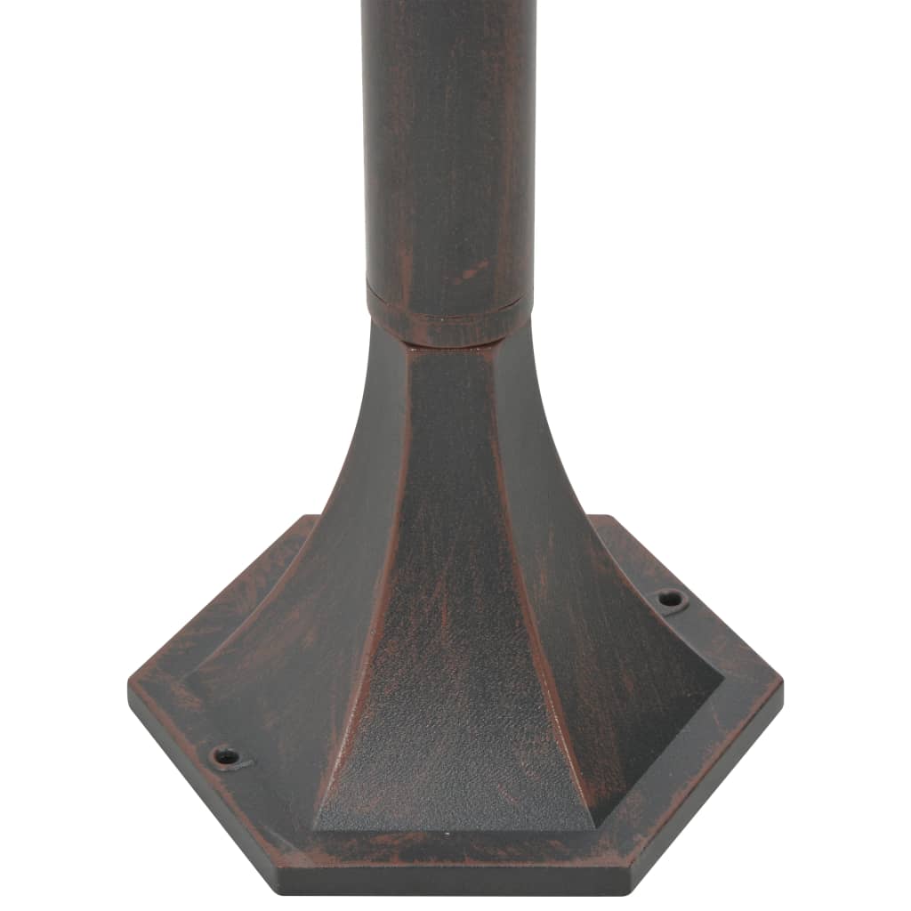 Lampioni da Giardino 6pz E27 110 cm Alluminio Bronzo - homemem39