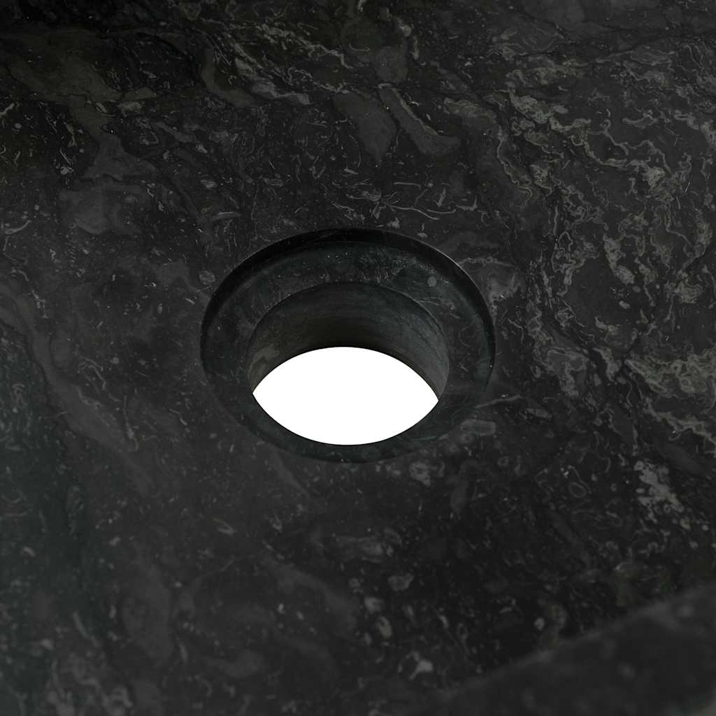 Lavello 45x30x12 cm Marmo Lucido Nero - homemem39