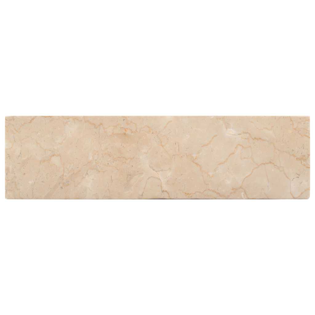 Lavello 45x30x12 cm Marmo Lucido Crema - homemem39