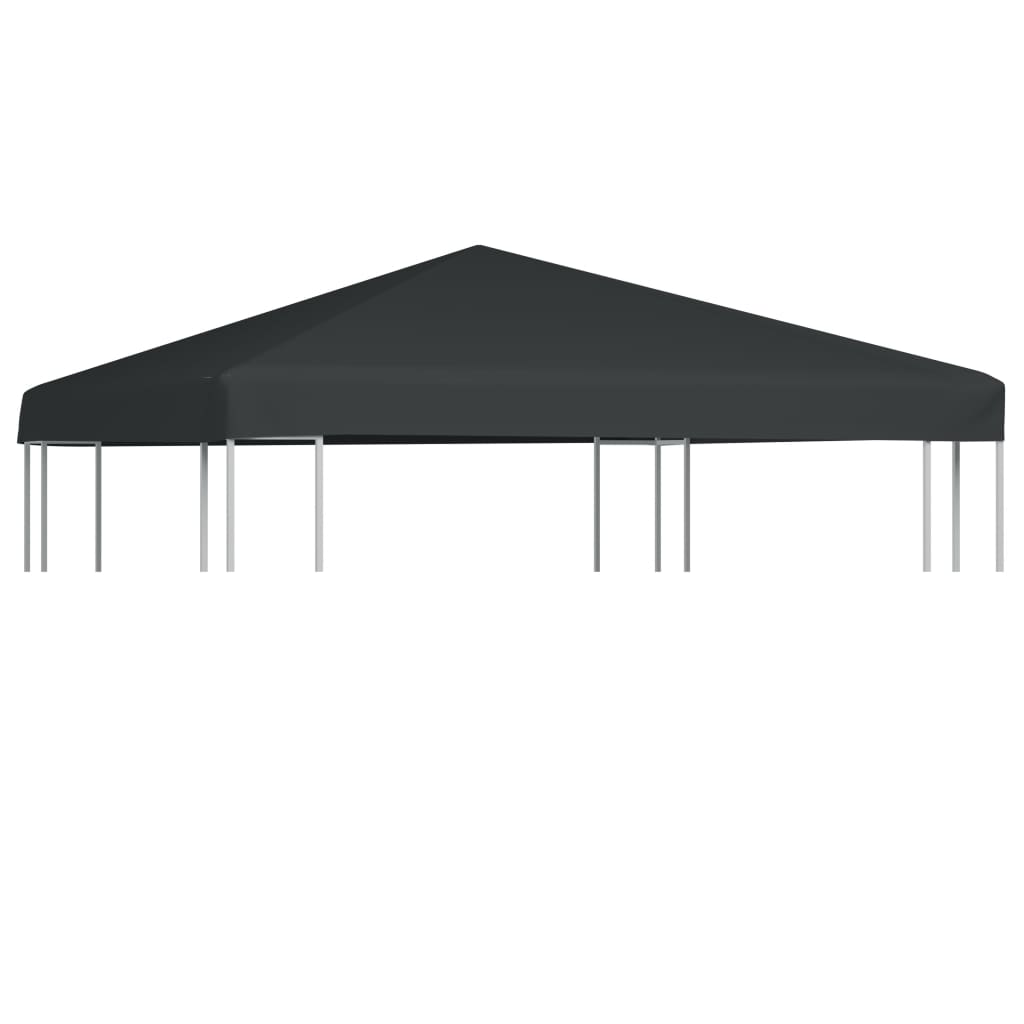 Copertura Superiore per Gazebo 310 g/m² 3x3 m Grigio - homemem39