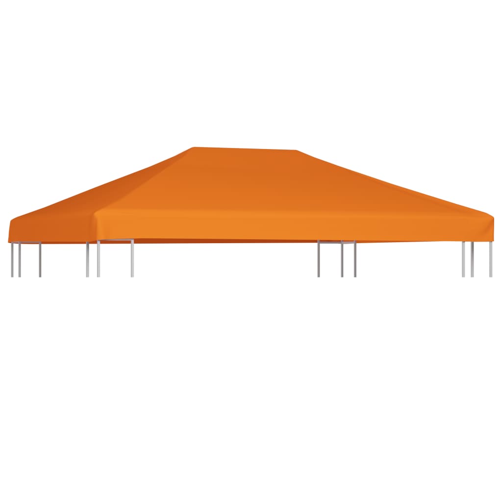 Copertura Superiore per Gazebo 310 g/m² 4x3m Arancione - homemem39