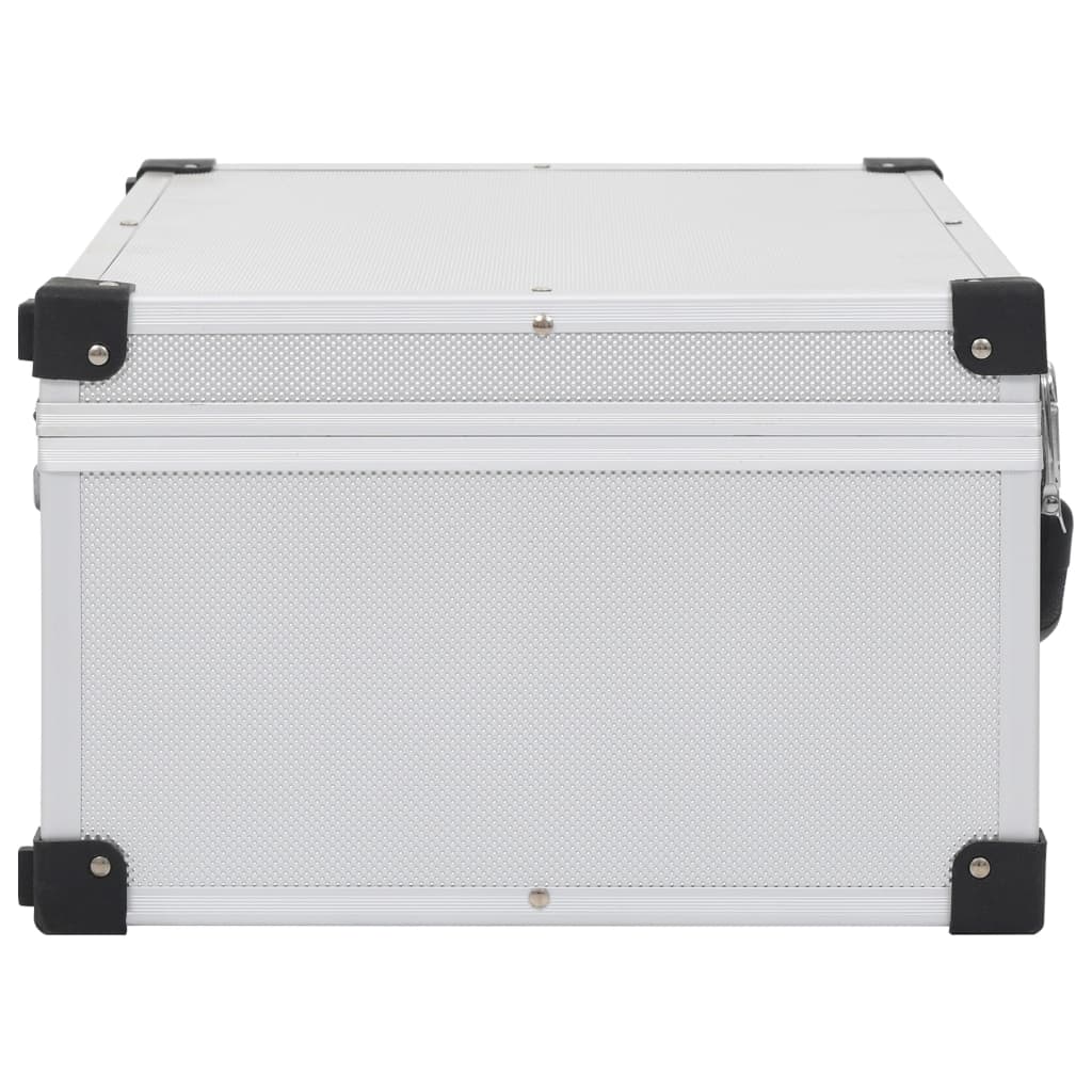 Custodia CD per 60 CD in Alluminio ABS Argento - homemem39