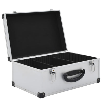 Custodia CD per 60 CD in Alluminio ABS Argento - homemem39