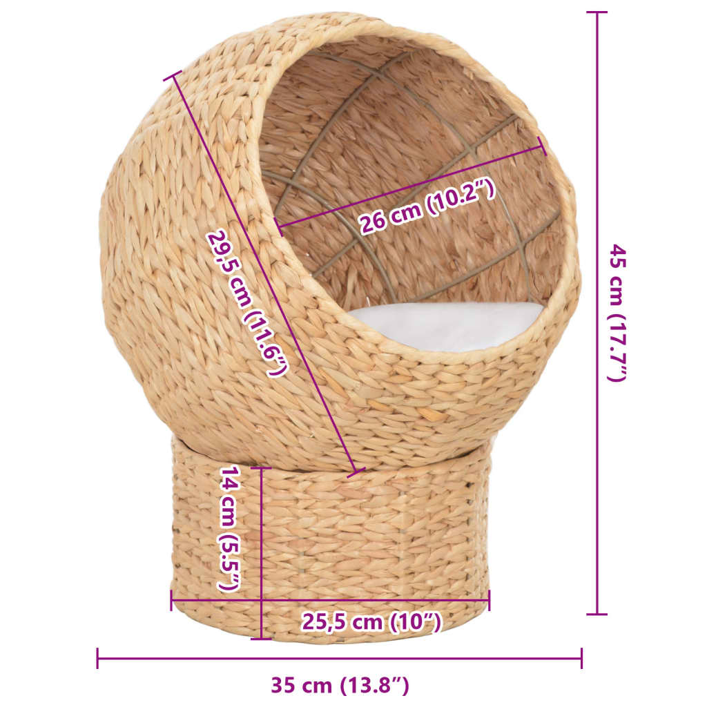 Cesta per Gatti in Giunco Marittimo - homemem39