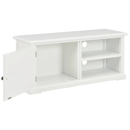 Mobile TV Bianco 90x30x40 cm in Legno