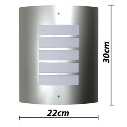 Appliquè moderni in acciaio inox per esterni ed interni, 2