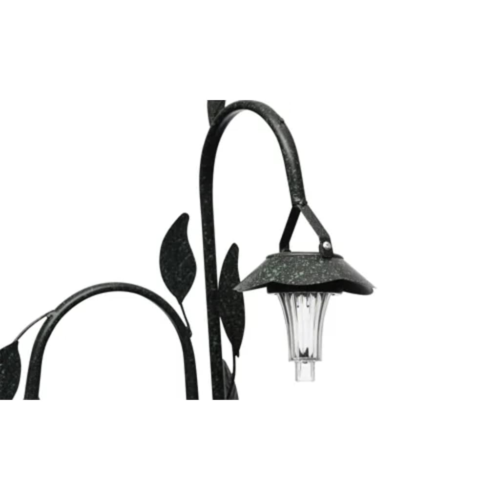 Fioriere partavasi supporto in ferro battuto e lampade LED s - homemem39