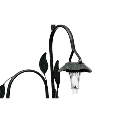 Fioriere partavasi supporto in ferro battuto e lampade LED s - homemem39